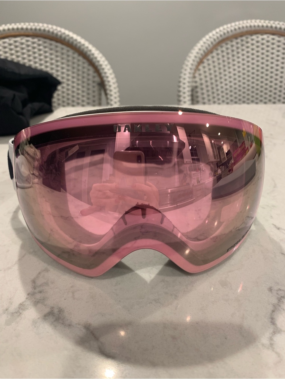 Oakley Flight Deck XM Matte White Strap - Prizm Pink Iridium Lenses - NEW IN BOX